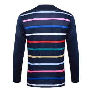 Survetement Equipe de France Training 2024 2025 Bleu Motif (3)