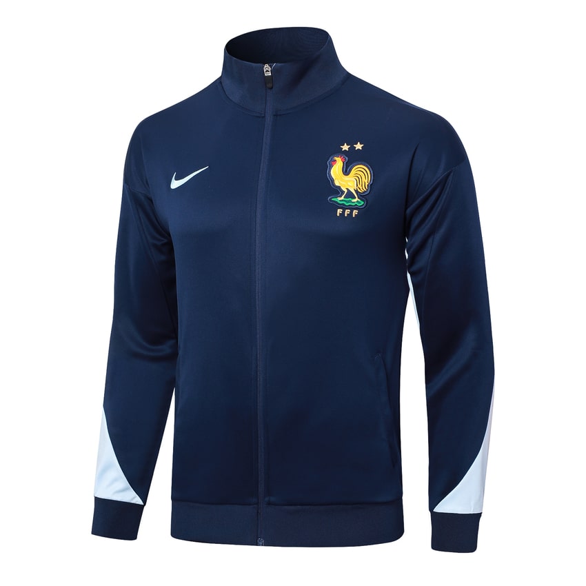 Survetement Equipe de France Veste 2024 2025 Bleu (2)
