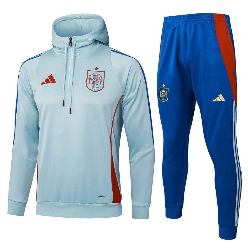 Survetement Espagne Sweat 2024 2025 Blanc (1)