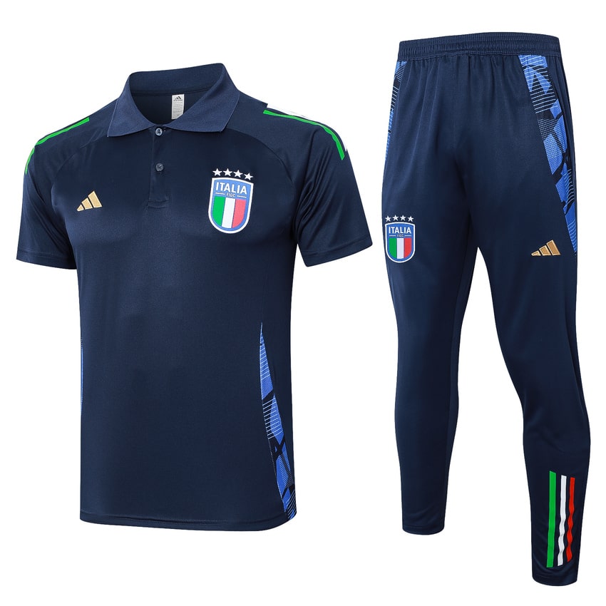 Survetement Italie Polo 2024 2025 Bleu (1)