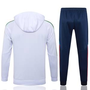 Survetement Italie Sweat 2024 2025 Blanc (4)