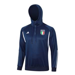 Survetement Italie Sweat 2024 2025 Bleu Foncé (2)