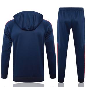 Survetement Italie Sweat 2024 2025 Bleu Sombre (4)