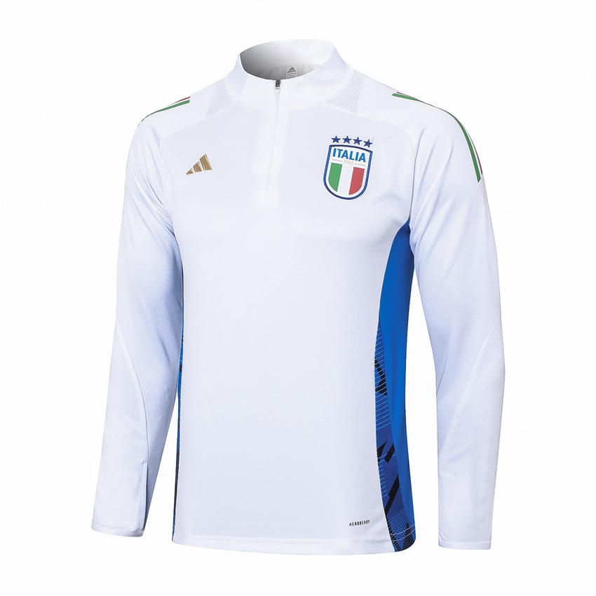 Survetement Italie Training 2024 2025 Blanc (2)