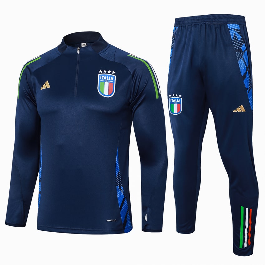 Survetement Italie Training 2024 2025 Bleu (1)