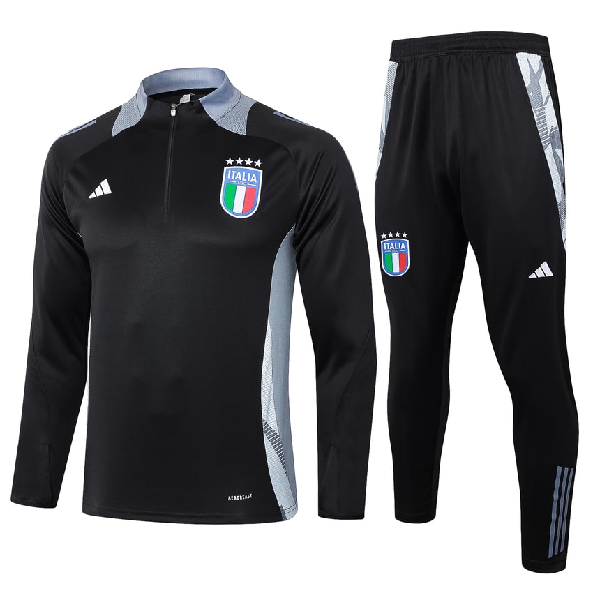 Survetement Italie Training 2024 2025 Noir (1)