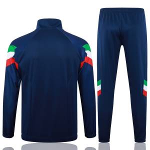 Survetement Italie Veste 2024 2025 Bleu Clair (4)