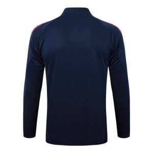 Survetement Italie Veste 2024 2025 Bleu Sombre (3)