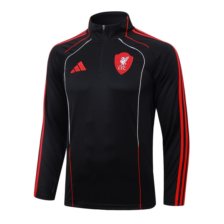 Survetement Liverpool Training 2025 2026 Rouge Noir (4)