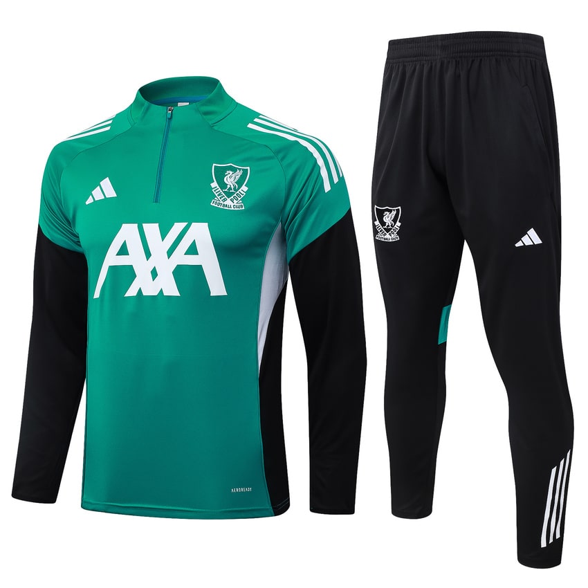 Survetement Liverpool Training 2025 2026 Vert Noir (1)
