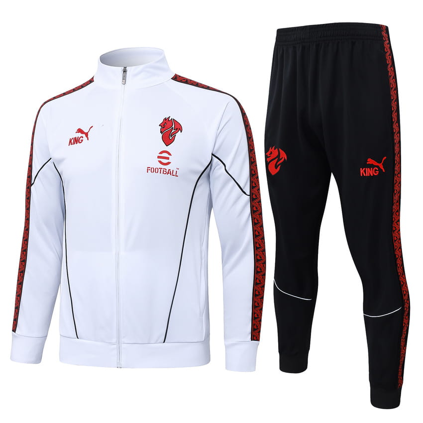 Survetement Milan AC Veste 2025 2026 Blanc (1)