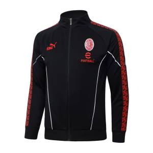Survetement Milan AC Veste 2025 2026 Noir (4)