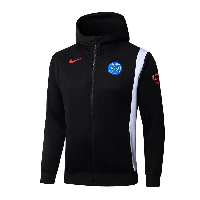 Survetement PSG Sweat 2025 2026 Noir Blanc (2)
