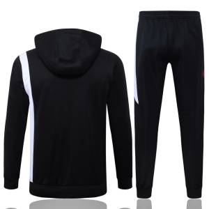 Survetement PSG Sweat 2025 2026 Noir Blanc (4)