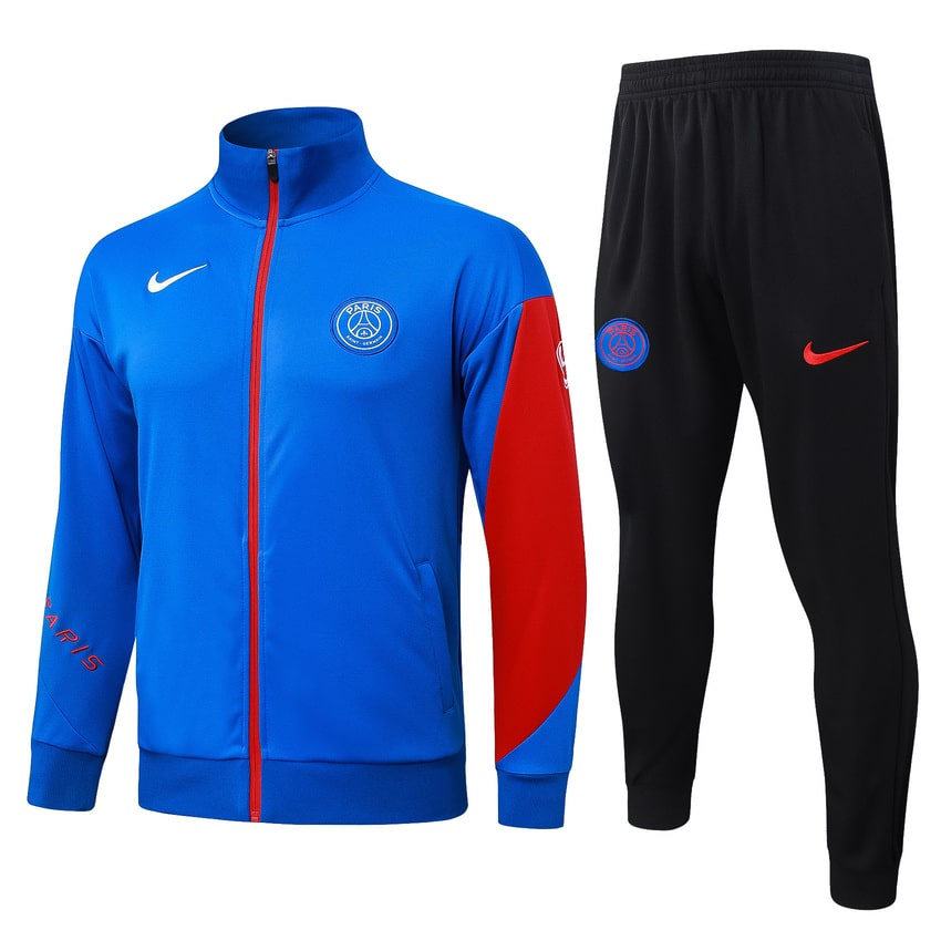 Survetement PSG Veste 2025 2026 Bleu Clair (1)