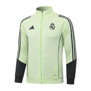 Survetement Real Madrid Veste 2025 2026 Vert Noir (4)