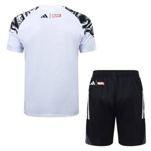 Ensemble Maillot Short Real Madrid 2025 2026 Blanc Tache (2)