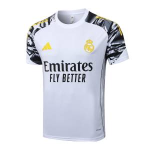 Ensemble Maillot Short Real Madrid 2025 2026 Blanc Tache (3)