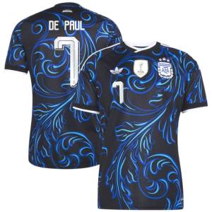 Maillot Argentine Exterieur 2026 2027 De Paul (1)