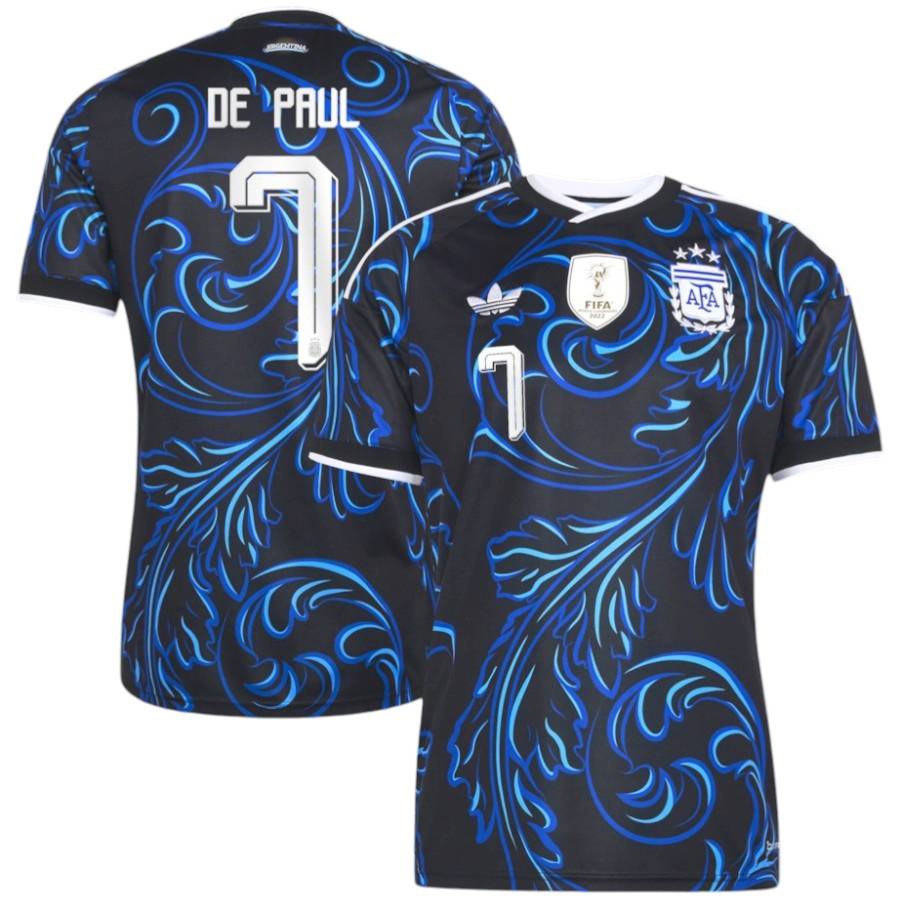 Maillot Argentine Exterieur 2026 2027 De Paul (1)