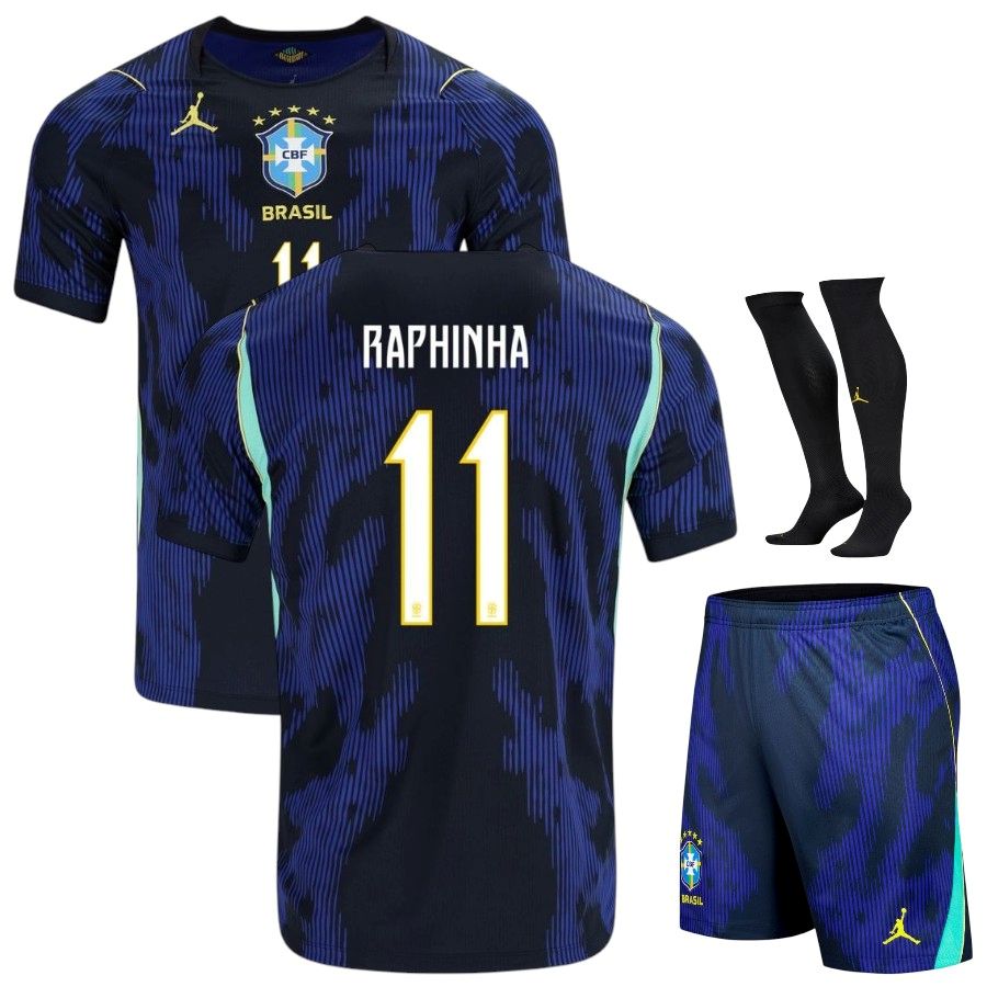 Maillot Bresil Kit Enfant Exterieur 2026 2027 Raphinha