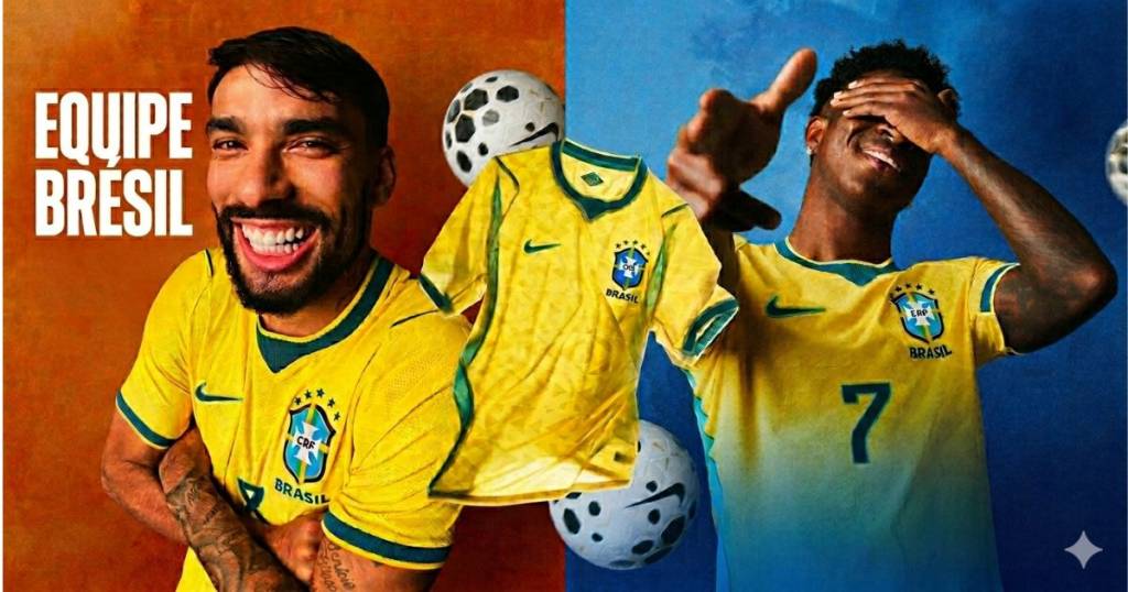 Maillot Brésil domicile Coupe du Monde 2026 (1)