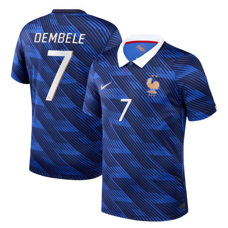 Heimtrikot der französischen Nationalmannschaft für die Weltmeisterschaft 2026, Dembélé