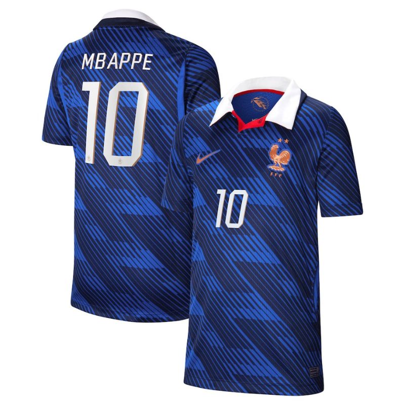 Heimtrikot der französischen Nationalmannschaft für Kinder, Weltmeisterschaft 2026, Mbappe (1)