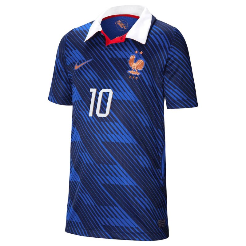 Heimtrikot der französischen Nationalmannschaft für Kinder, Weltmeisterschaft 2026, Mbappe (3)