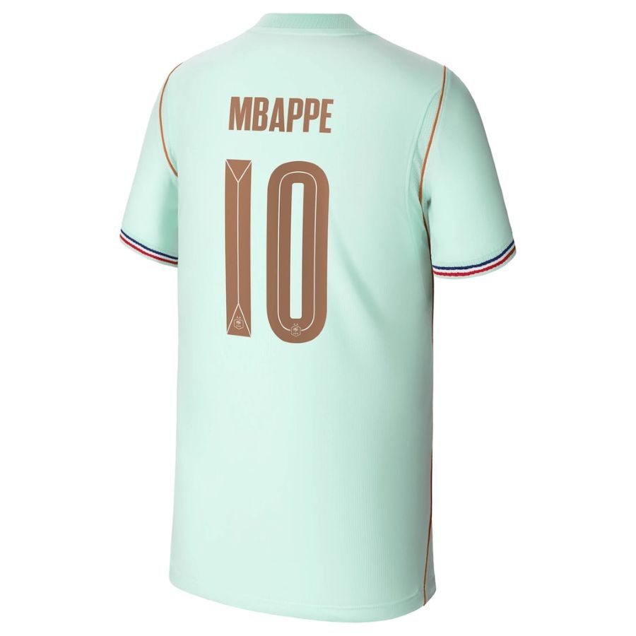 Maillot Equipe de France Enfant Vert Coupe du Monde 2026 Mbappe (2)