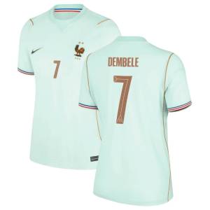 Maillot Equipe de France Femme Vert Coupe du Monde 2026 Dembele (1)