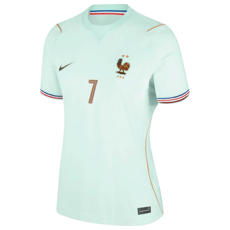 Maillot Equipe de France Femme Vert Coupe du Monde 2026 Dembele (3)