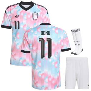 Maillot Kit Enfant Belgique Exterieur 2026 2027 Doku