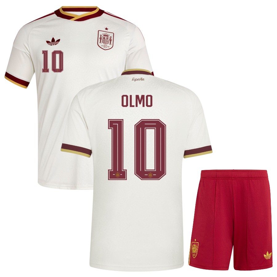 Maillot Kit Enfant Espagne Exterieur 2026 2027 Olmo