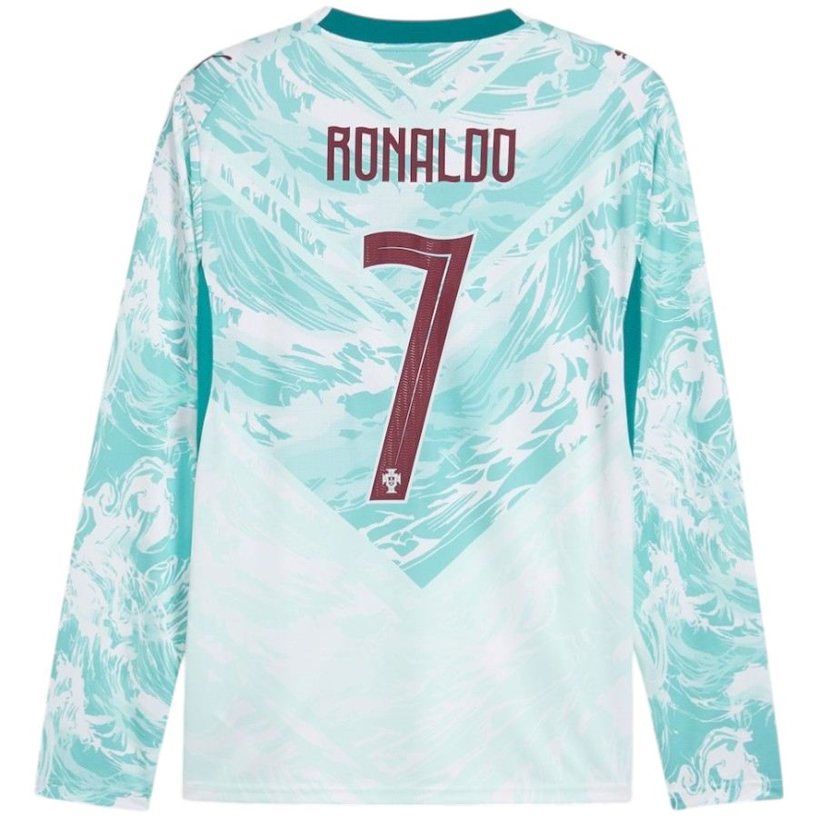 Maillot Portugal Exterieur 2026 2027 Ronaldo Manches Longues (2)