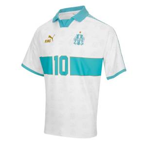 Maillot Rétro King OM Blanc (2)