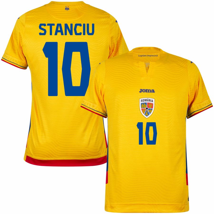 Maillot Roumanie Domicile 2026 2027 Stanciu (1)