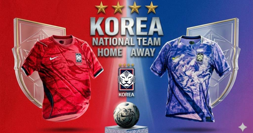 Maillots Corée du Sud Coupe du Monde 2026 (1)