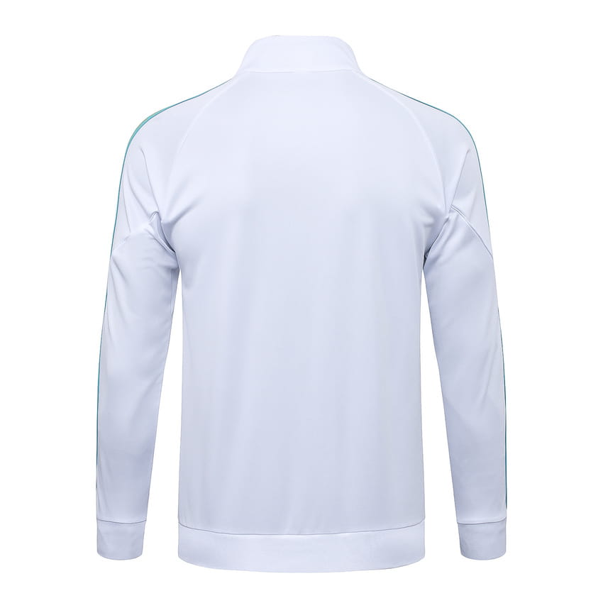 Survetement OM Veste 2025 2026 Blanc (4)