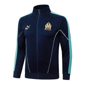 Survetement OM Veste 2025 2026 Bleu (3)