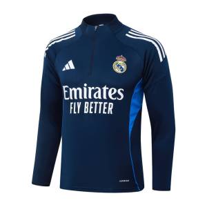 Survetement Real Madrid Training 2025 2026 Bleu Nuit (4)