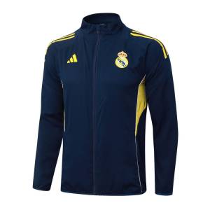Survetement Real Madrid Veste 2025 2026 Bleu Jaune (2)