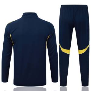 Survetement Real Madrid Veste 2025 2026 Bleu Jaune (4)