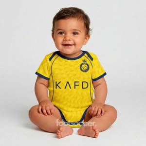 Al Nassr Home Baby Bodysuit 2025 2026 (1)