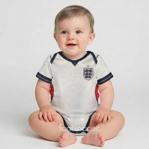 Body Bébé Angleterre Domicile Coupe du Monde 2026 (1)