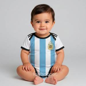 Body Bébé Argentine Domicile Coupe du Monde 2026 (1)