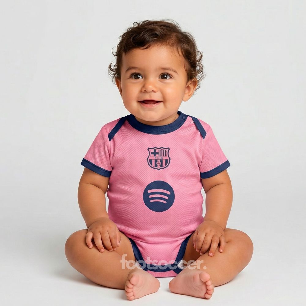 Body Bébé Barca Rose 2025 2026 (1)