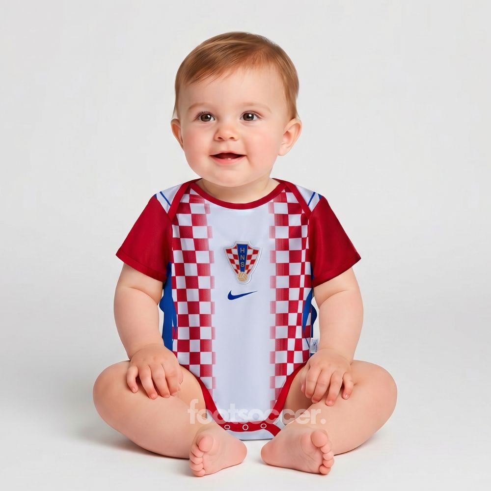 Baby bodysuit Croatia Home World Cup 2026 (1)