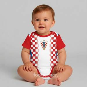 Body Bébé Croatie Domicile Coupe du Monde 2026 (1)