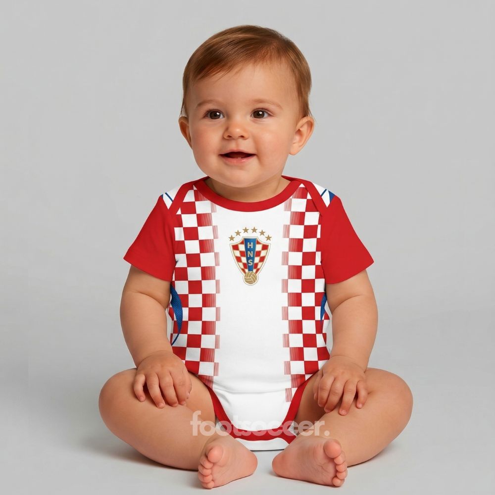 Body Bébé Croatie Domicile Coupe du Monde 2026 (1)